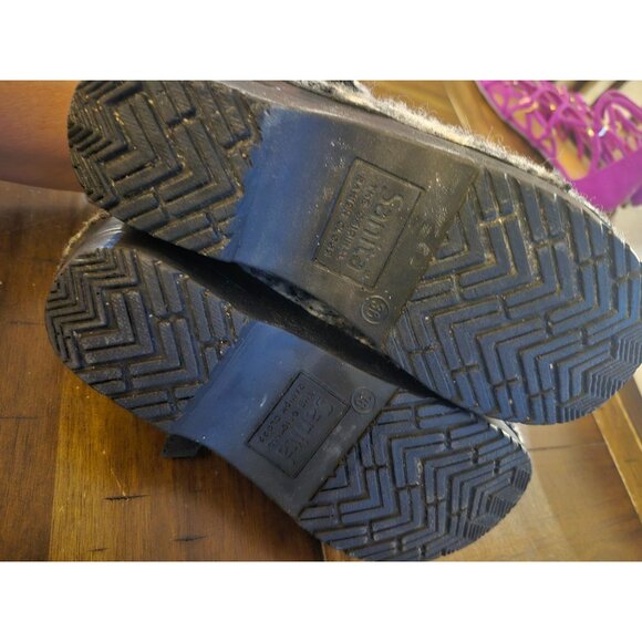 Sanita Womens Wool & Leather Mary Jane Clogs Size 36 Black/Gray - Picture 5 of 5